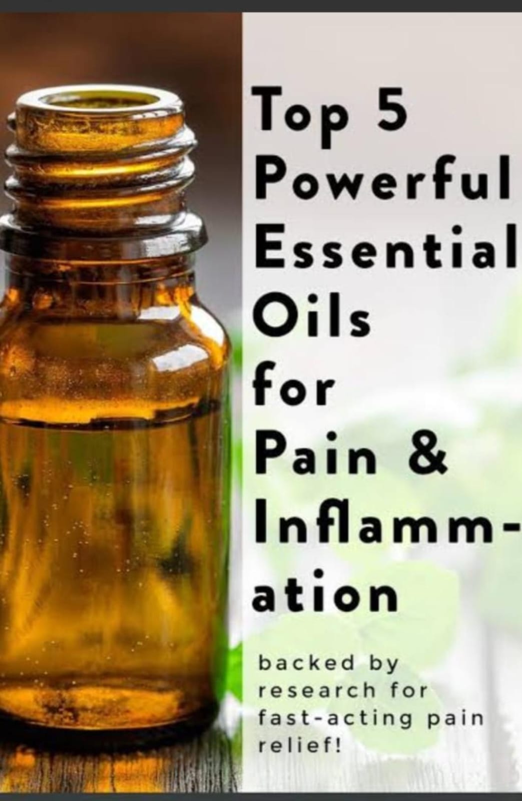 DIY Pain Relief oil 500ml