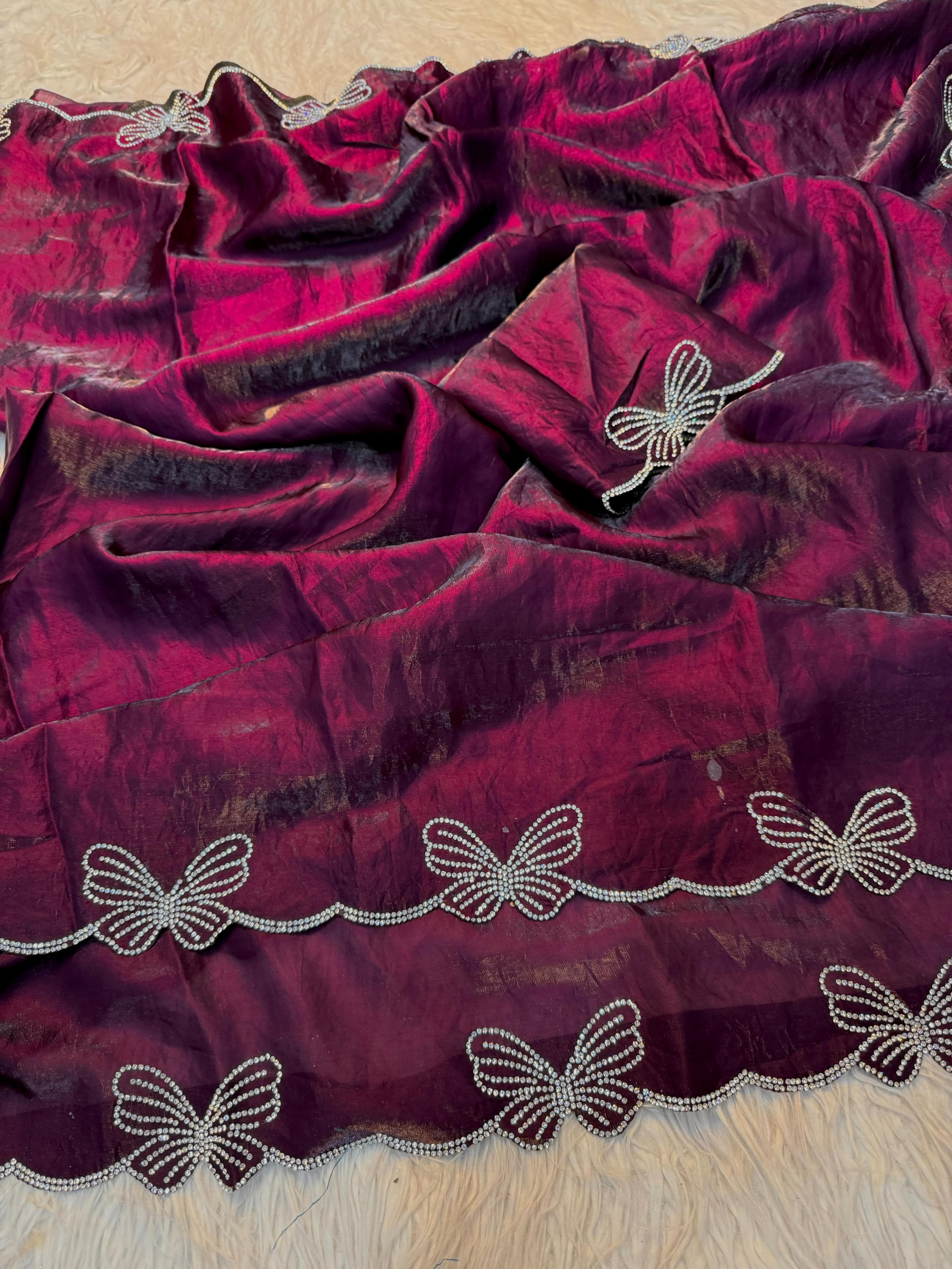 Space silk saree