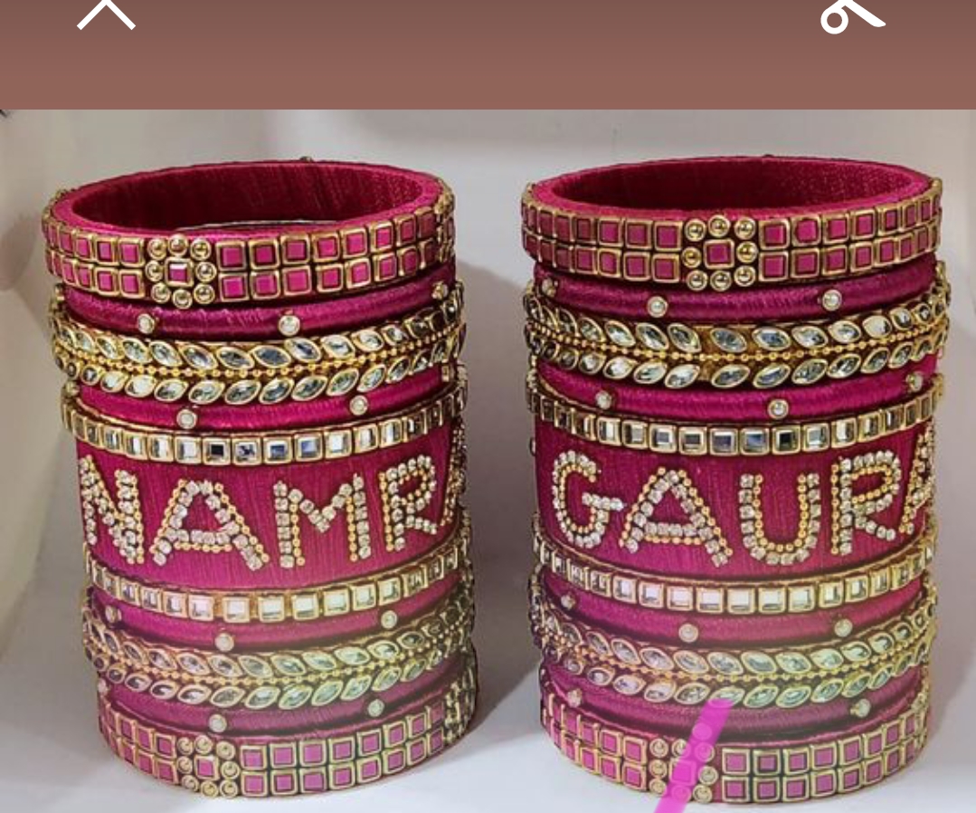 Thread bangles