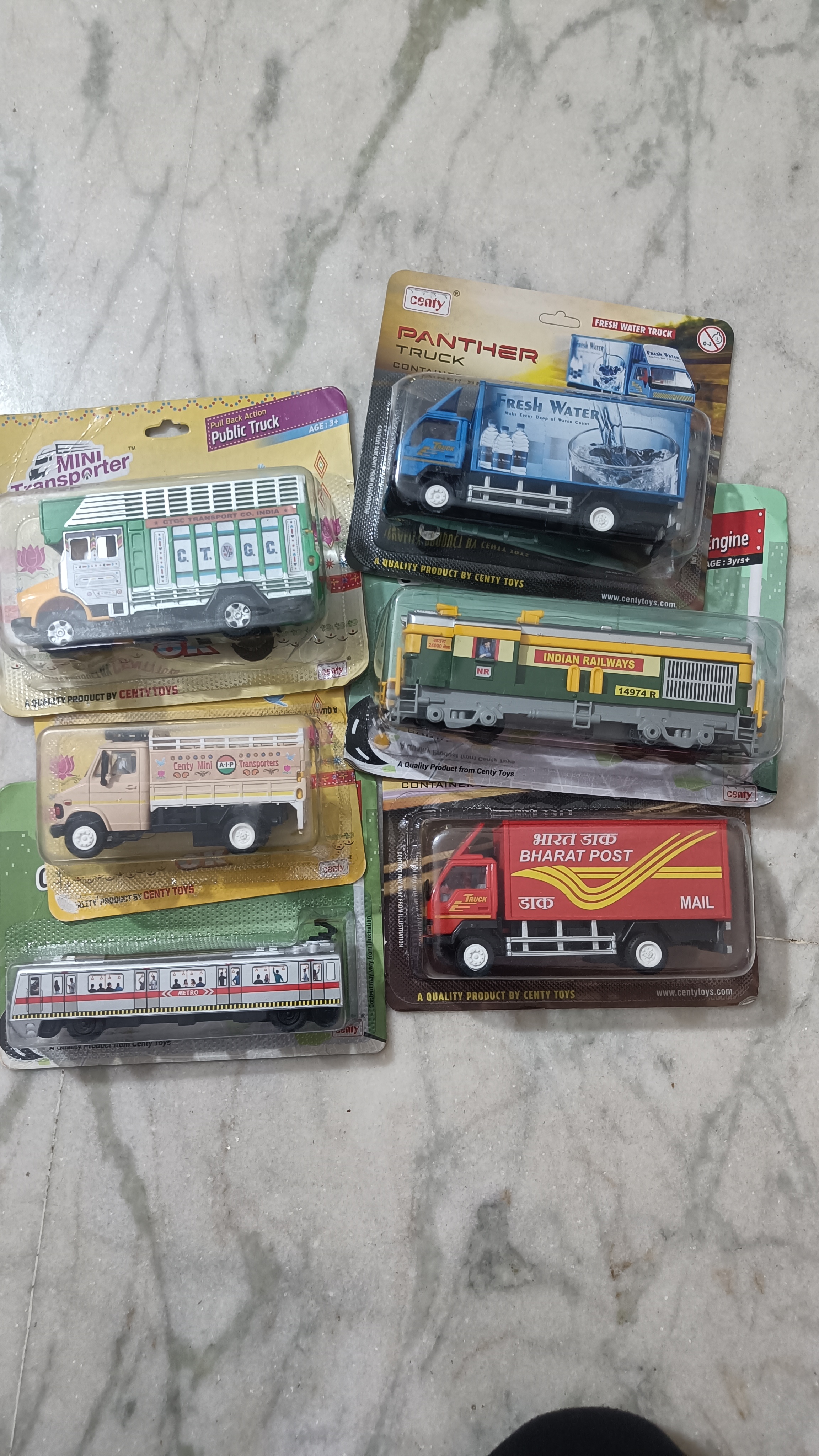 Toy trucks