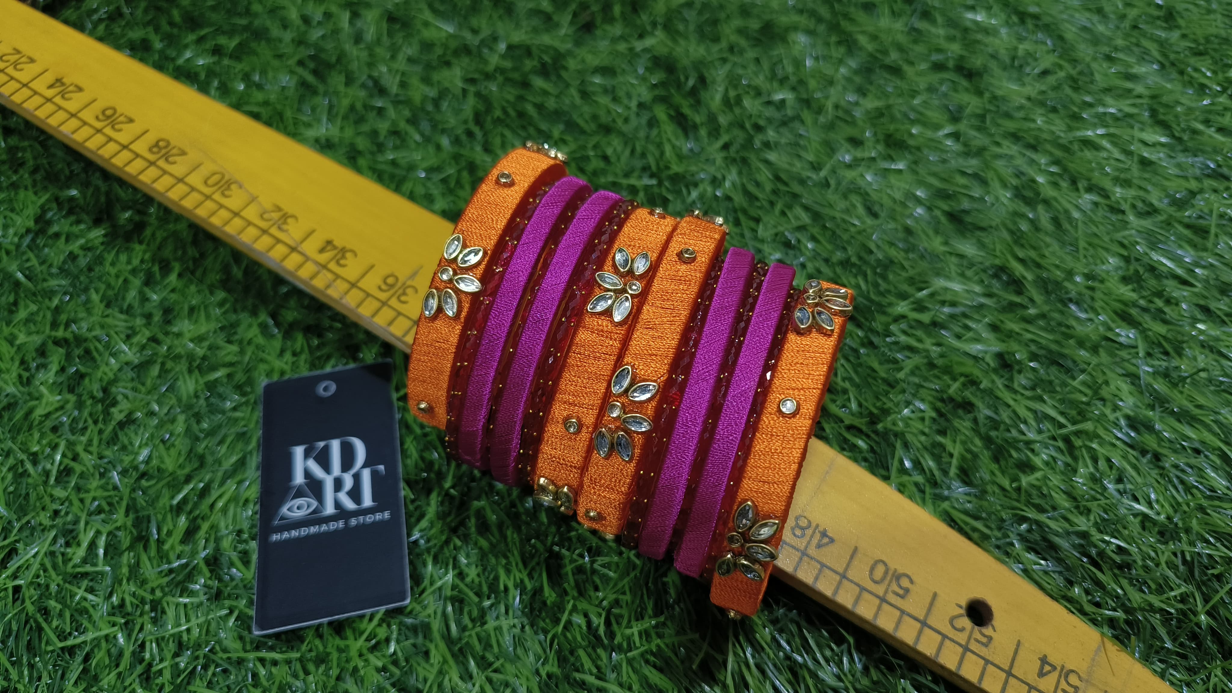 Customised Silk Thread Bangles