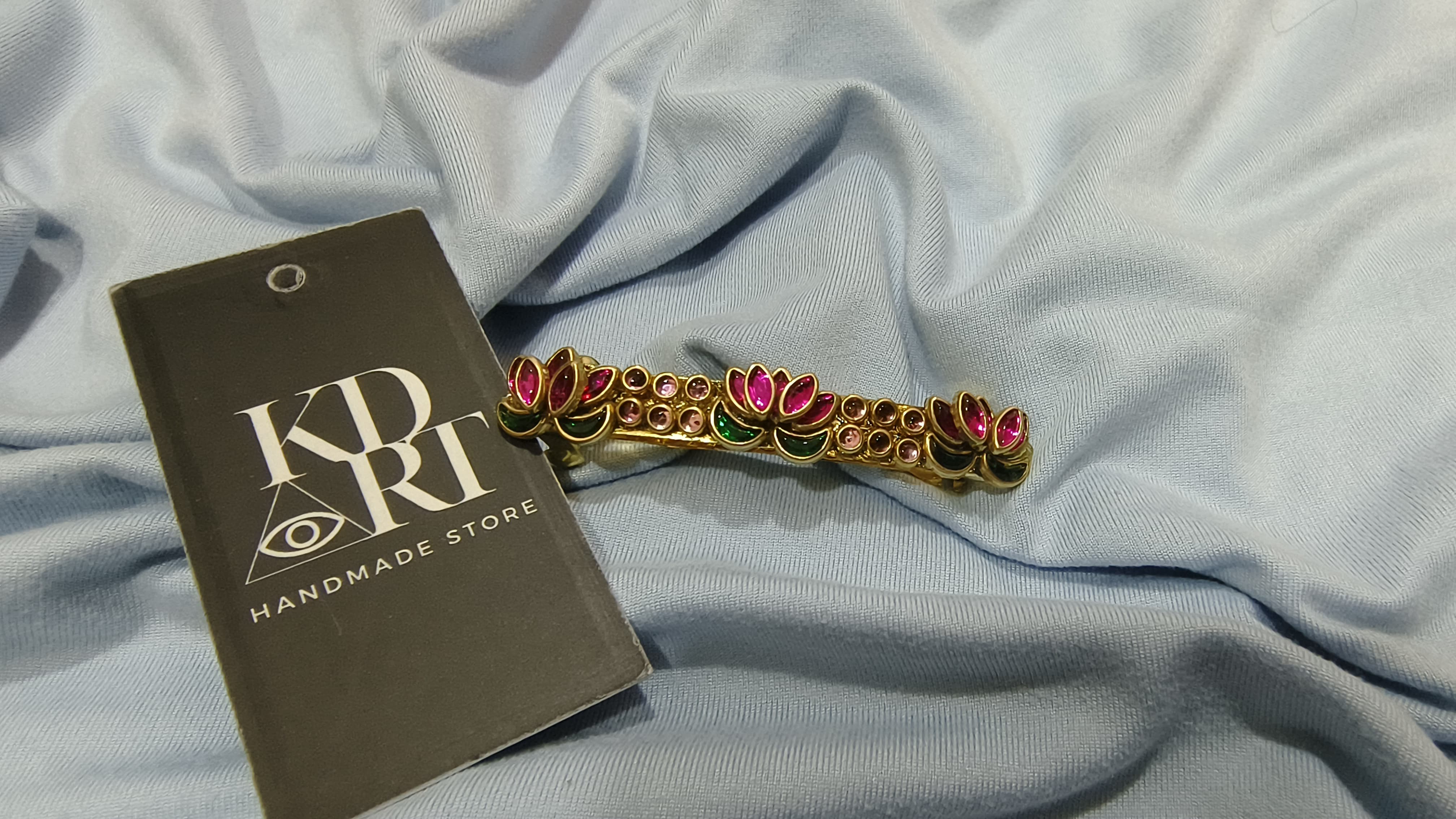 Customised Lotus Hair Clip