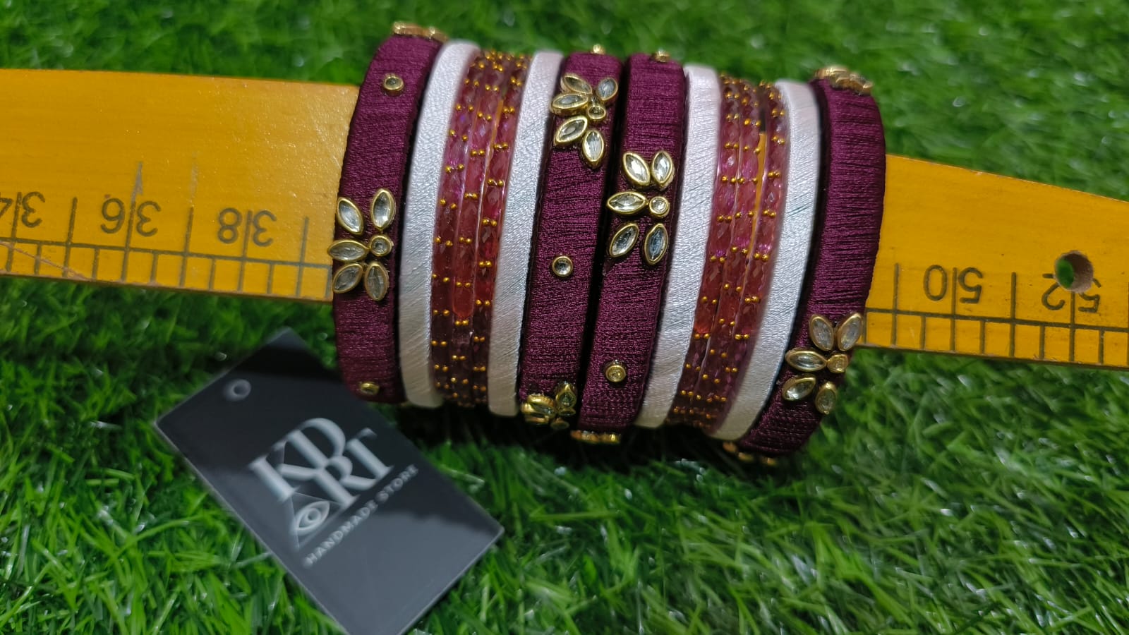Customised Silk Thread Bangles