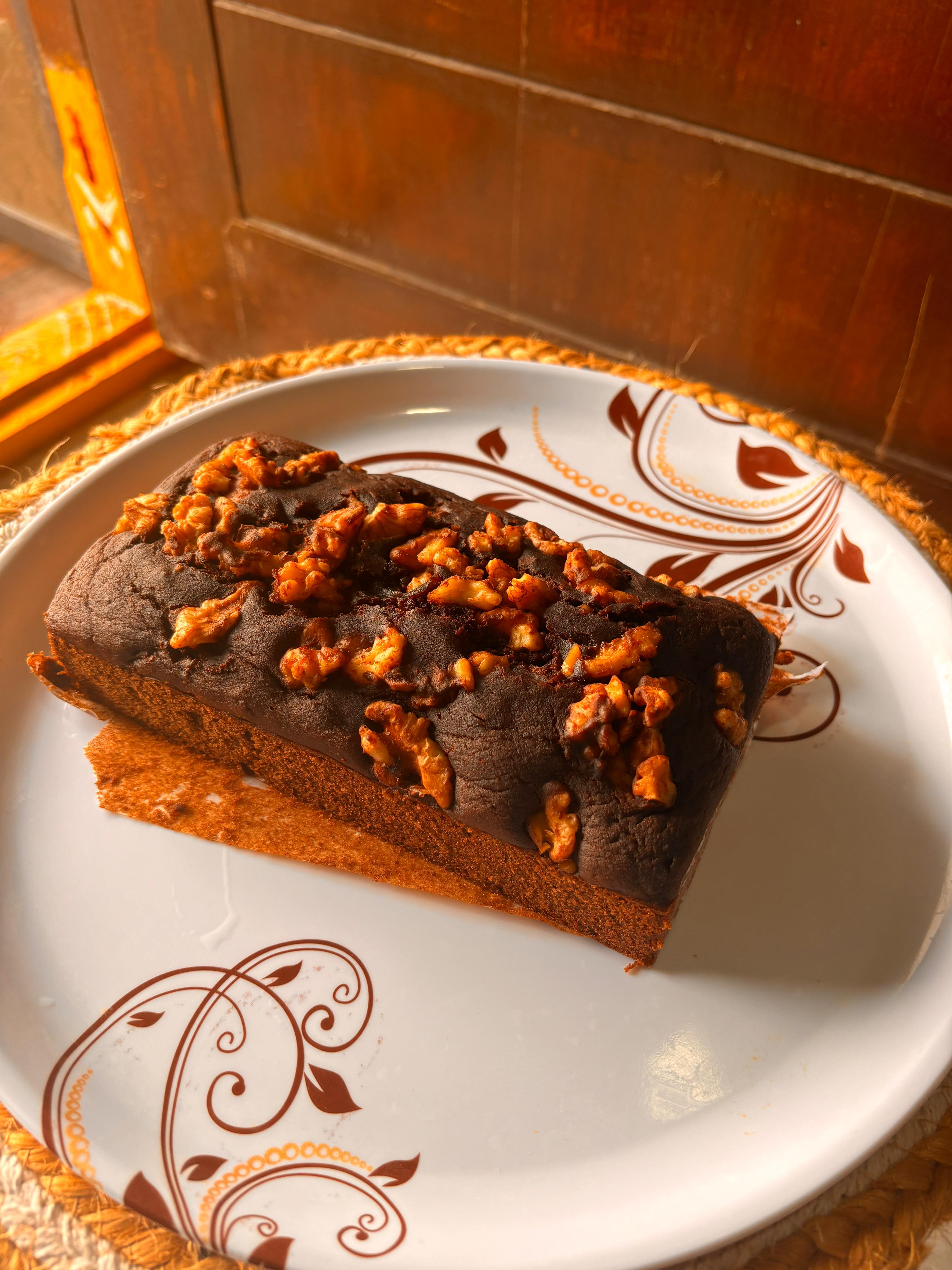 Dates and walnut  tea time cake