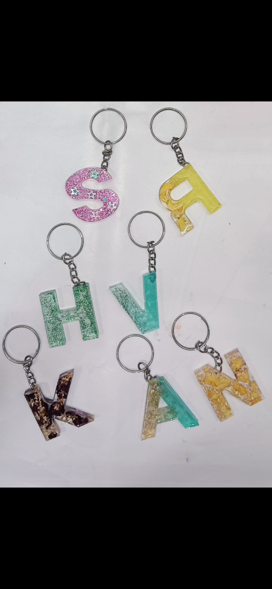 Resin key chains 